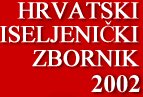 Dobrodo�li u Hrvatski iseljeni�ki zbornik 2002