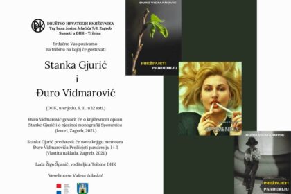 Predstavljanje knjiga Stanke Gjurić i Đure Vidmarovića